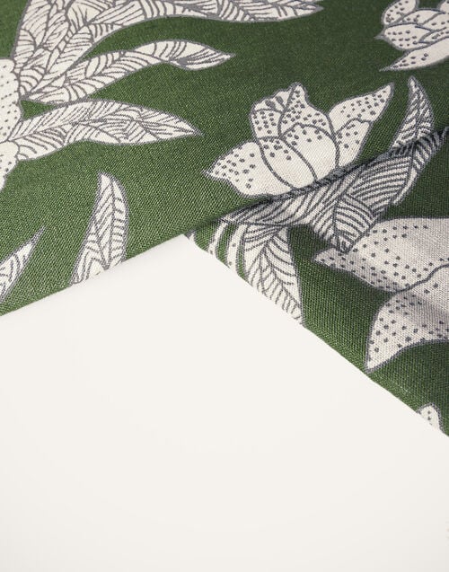 La Doublej Large Tablecloth Lilium Avorio In Linen