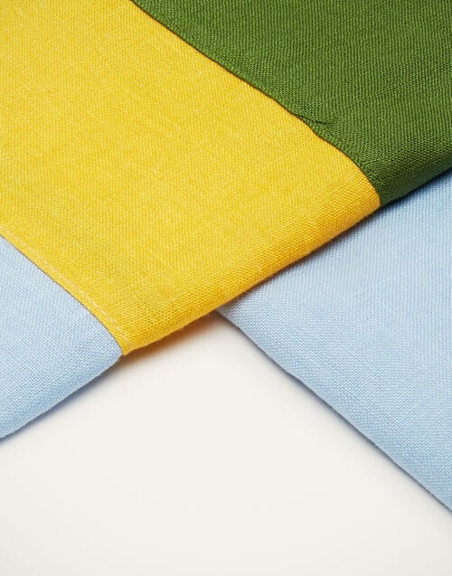 La Doublej Large Tablecloth Rainbow Sky In Linen