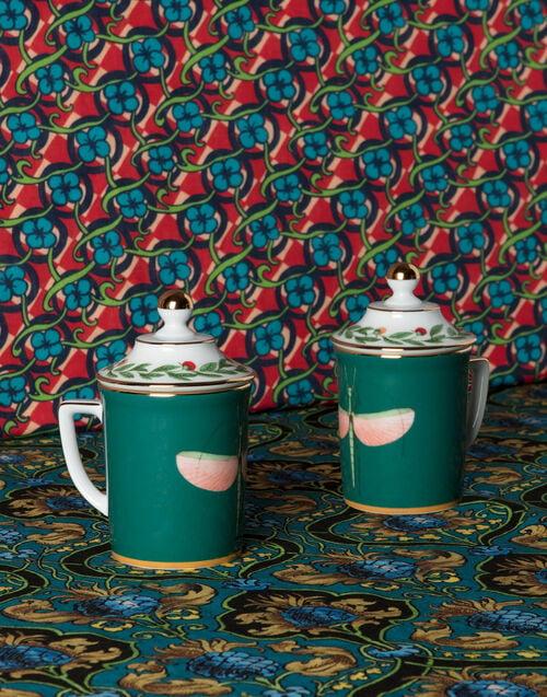 La Doublej Lidded Mug Libellula