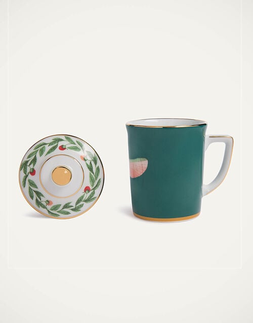 La Doublej Lidded Mug Libellula