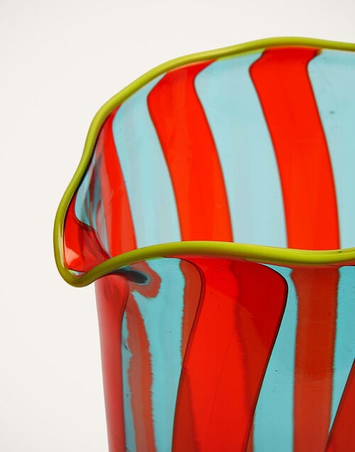 La Doublej Mamma Carafe Red In Murano Glass