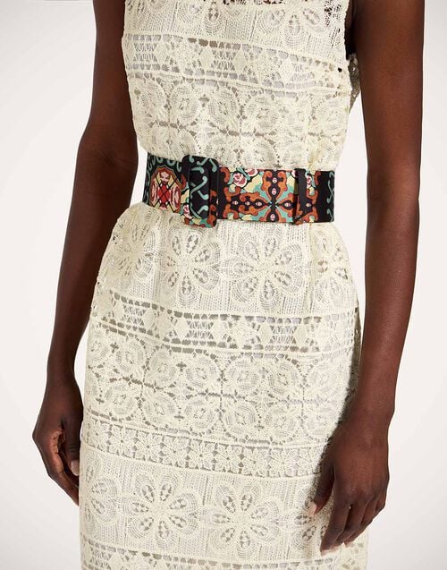 la doublej Medium Belt Ballata Black in Twill Poly