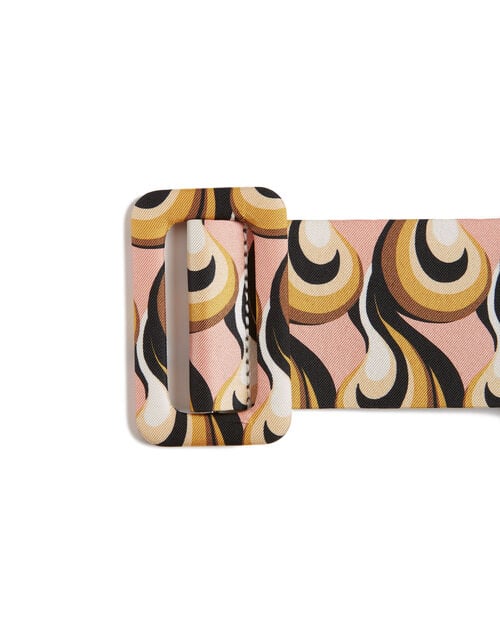 La Doublej Medium Belt Melty Pink In Light Faille