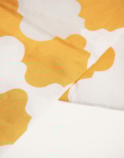 La Doublej Medium Tablecloth Plaza Yellow In Linen
