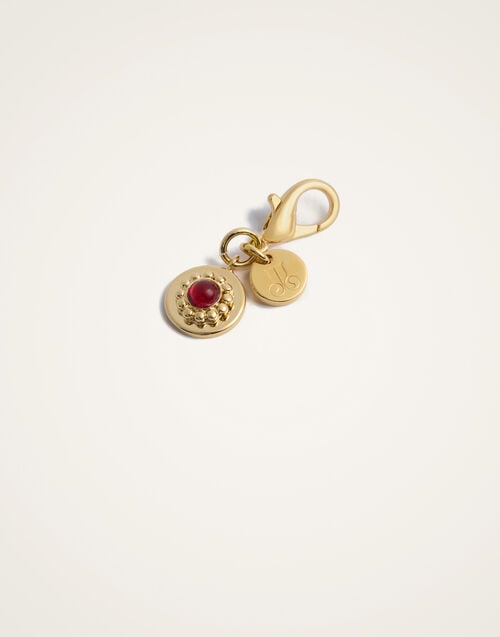 La Doublej Mineral Charm 24k Gold Plate
