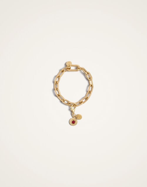 La Doublej Mineral Charm 24k Gold Plate