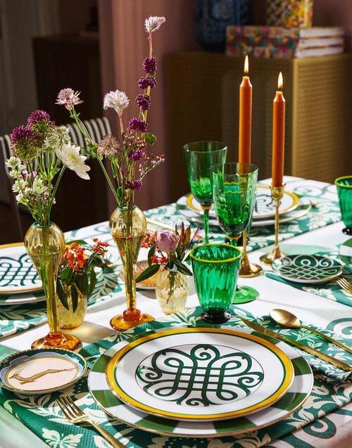 La Doublej Mini Plate Doe In Porcelain