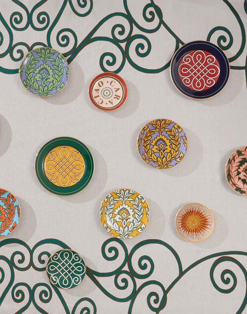 La Doublej Mini Plate Sunrays In Porcelain