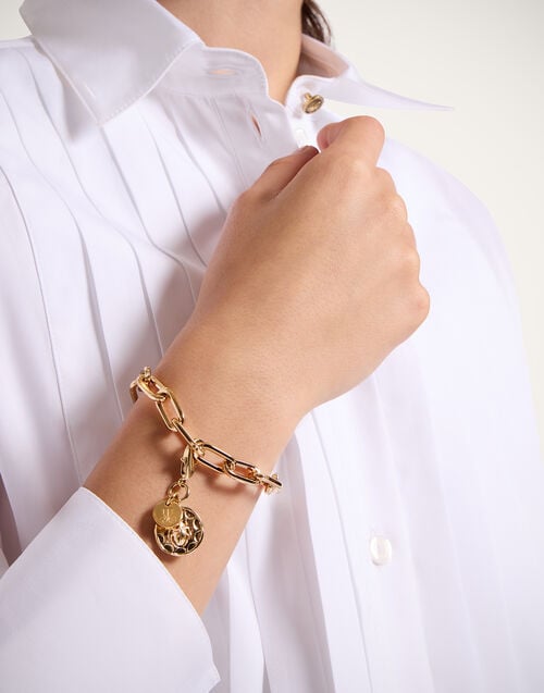 La Doublej Mini Scarab Charm 24k Gold Plate