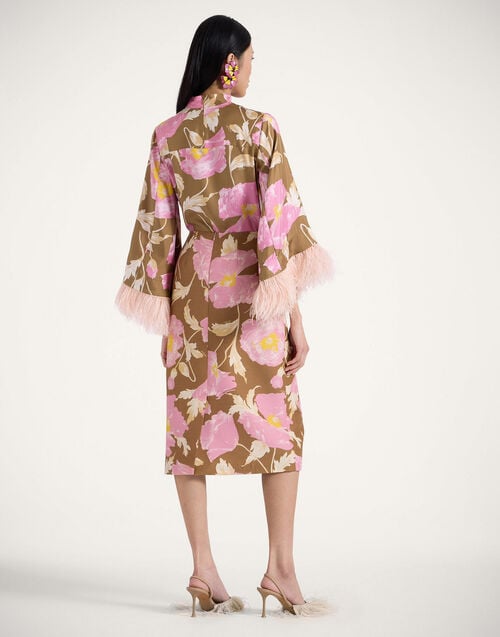 La Doublej Pencil Skirt Sylph Khaki In Cady Wool