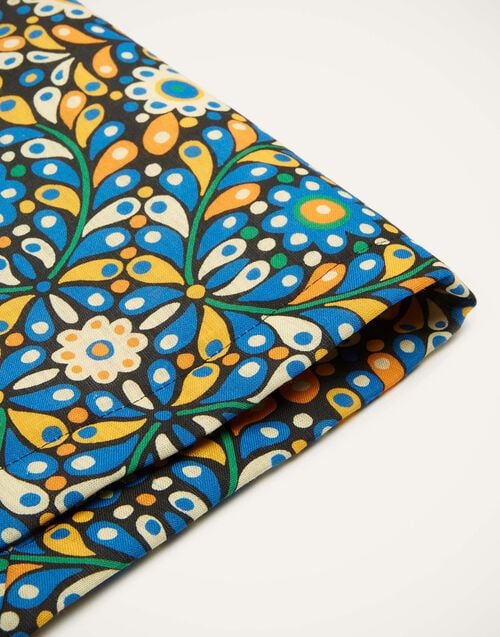 La Doublej Placemat Set Of 2 Confetti Blu In Linen