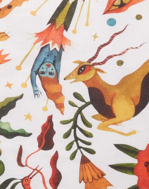 La Doublej Placemat Set Of 2 Jungle Book In Linen