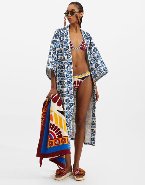 La Doublej Robe Conchiglie White In Organic Cotton