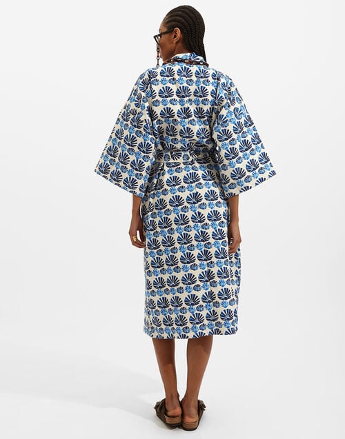 La Doublej Robe Conchiglie White In Organic Cotton