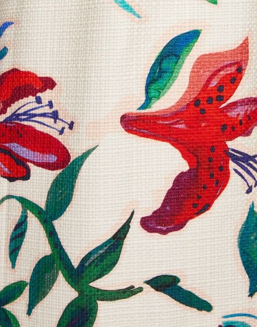 La Doublej Robe White Lily In Organic Cotton