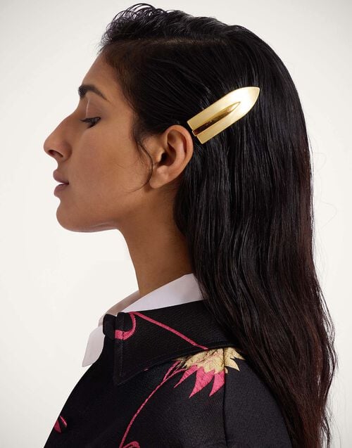 La Doublej Salon Clip Solid Light Yellow In Resin