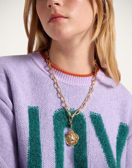 La Doublej Scarab Charm 24k Gold Plate