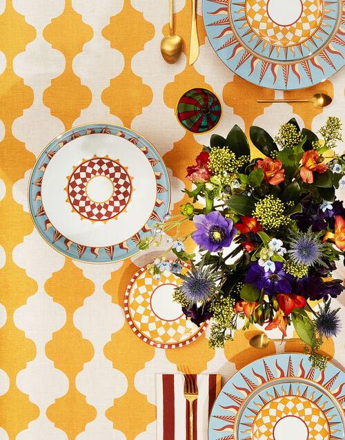 La Doublej Serving Bowl Apollo Brick In Porcelain