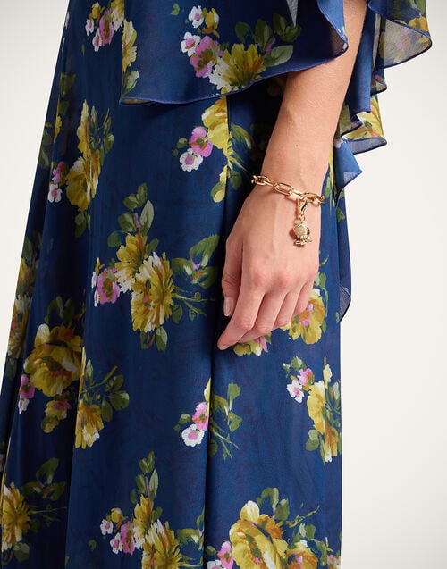 la doublej Shen Loop Charm 24k Gold Plate