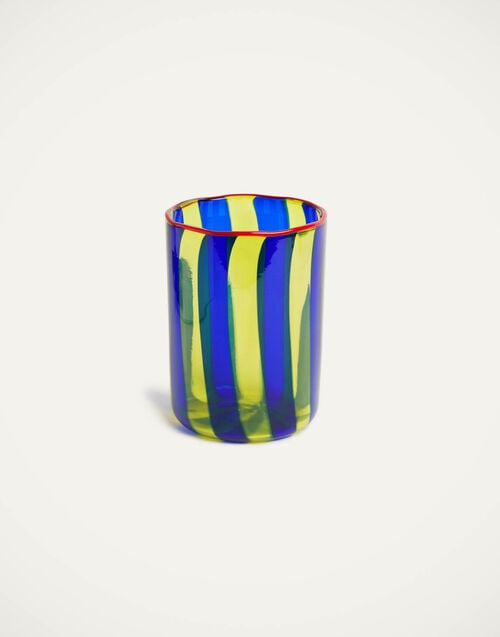 la doublej Torretta Vase Blue in Murano Glass