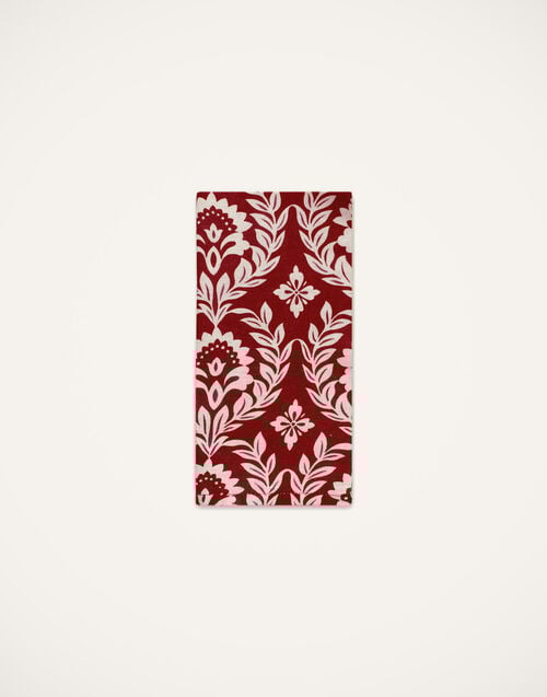 La Doublej Large Napkins Set Of 2 Bordeaux Garland In Linen