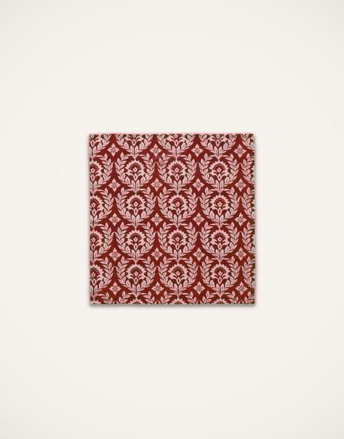 La Doublej Large Napkins Set Of 2 Bordeaux Garland In Linen