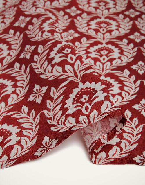 La Doublej Large Napkins Set Of 2 Bordeaux Garland In Linen