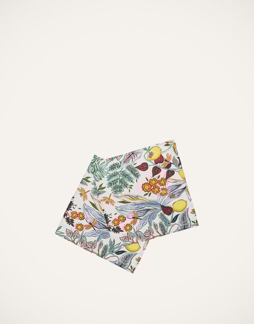 La Doublej Large Napkins Set Of 2 Botanical In Linen