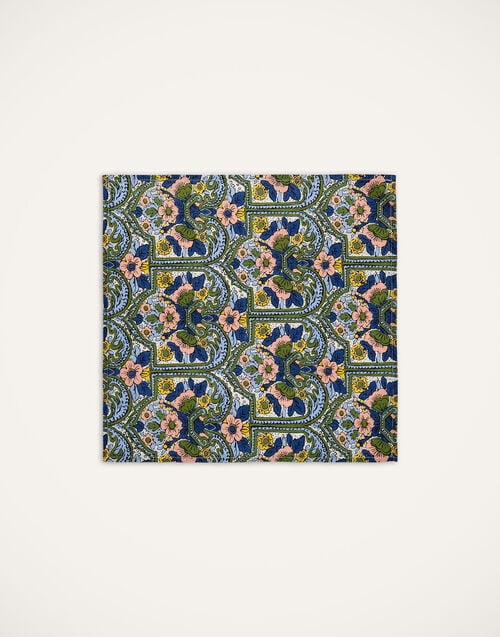 La Doublej Large Napkins Set Of 2 Corte Blue Small In Linen