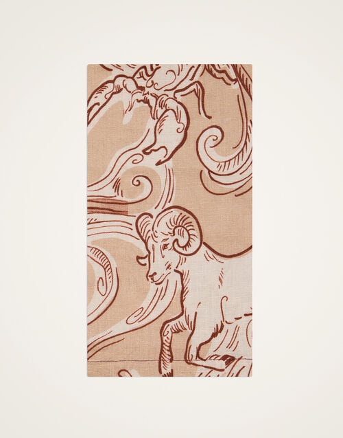 La Doublej Large Napkins Set Of 2 Cosmos Dusty Pink In Linen