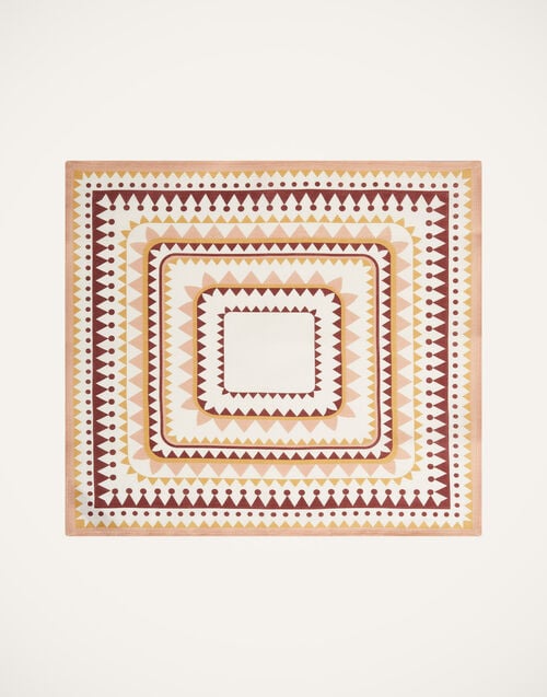 La Doublej Large Napkins Set Of 2 Doric Placée Pink In Linen