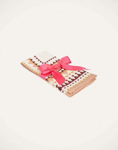 la doublej Large Napkins Set Of 2 Doric Placée Pink in Linen