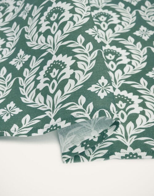 La Doublej Large Napkins Set Of 2 Green Garland In Linen