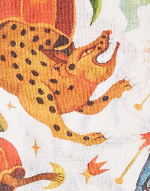 La Doublej Large Napkins Set Of 2 Jungle Book In Linen