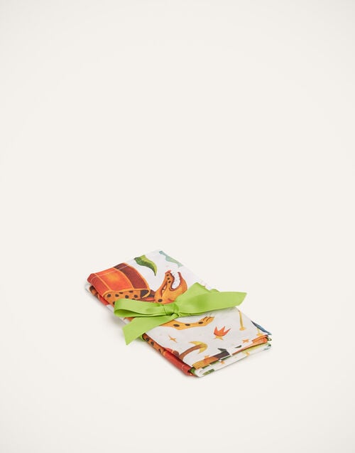 la doublej Large Napkins Set Of 2 Jungle Book in Linen