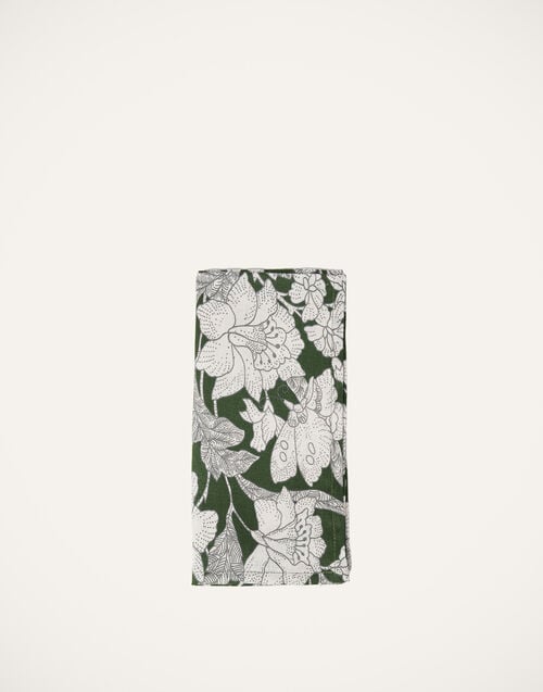 La Doublej Large Napkins Set Of 2 Lilium Avorio In Linen