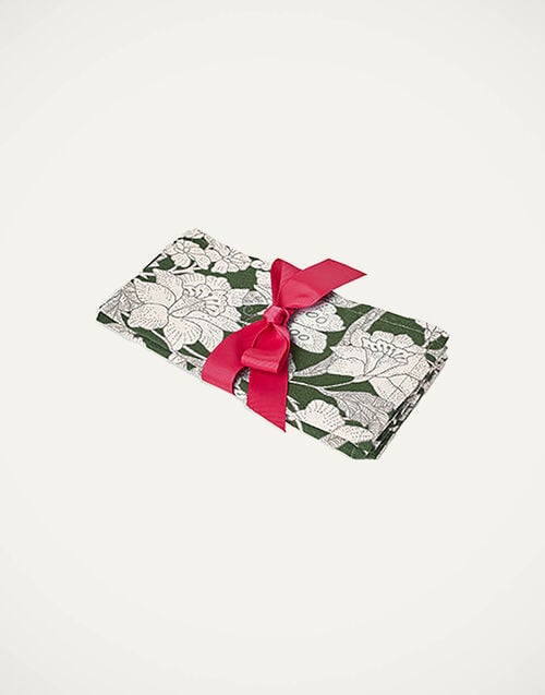 la doublej Large Napkins Set Of 2 Lilium Avorio in Linen