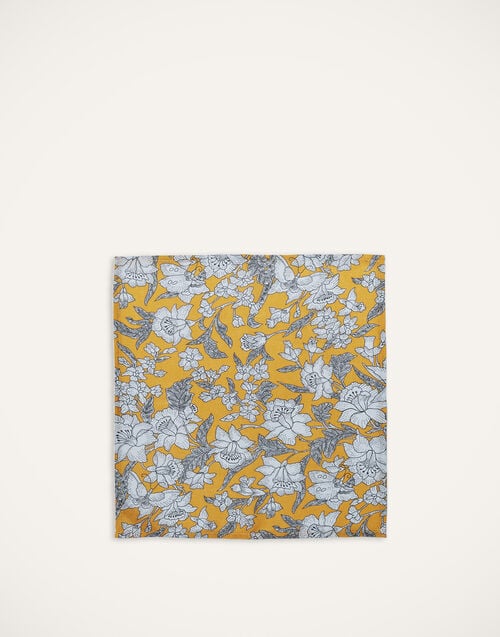 La Doublej Large Napkins Set Of 2 Lilium Zafferano In Linen