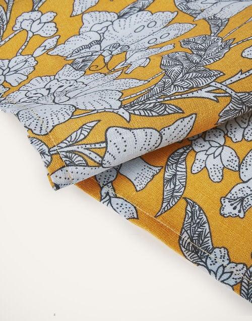 La Doublej Large Napkins Set Of 2 Lilium Zafferano In Linen