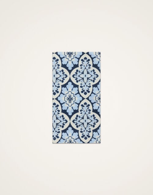 La Doublej Large Napkins Set Of 2 Palazzo Blue In Panama Cotton