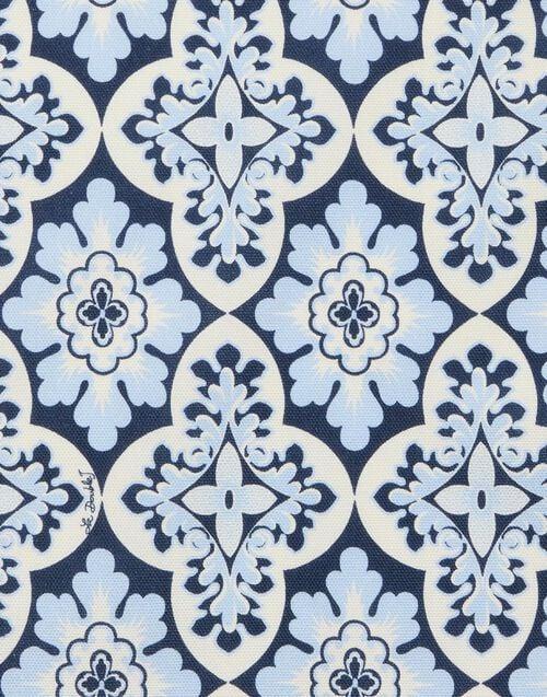 La Doublej Large Napkins Set Of 2 Palazzo Blue In Panama Cotton