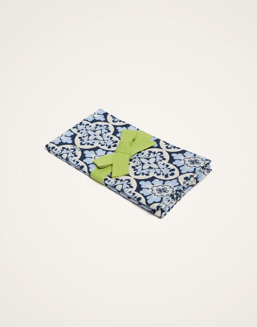 la doublej Large Napkins Set Of 2 Palazzo Blue in Panama Cotton