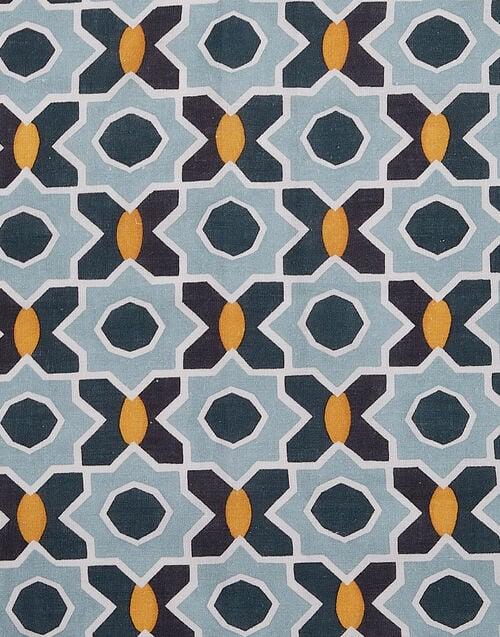 La Doublej Large Napkins Set Of 2 Plaza Small Light Blue In Linen