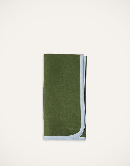 La Doublej Large Napkins Set Of 2 Rainbow Bosco In Linen