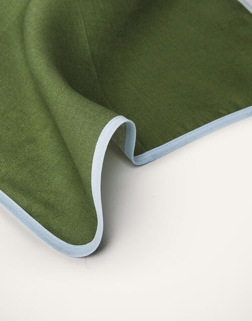 La Doublej Large Napkins Set Of 2 Rainbow Bosco In Linen