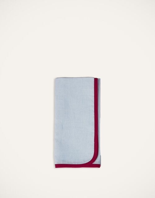 La Doublej Large Napkins Set Of 2 Rainbow Celeste In Linen