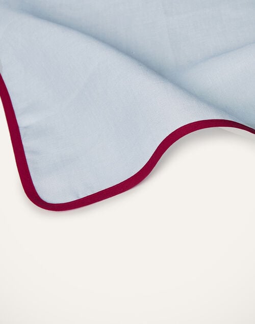 La Doublej Large Napkins Set Of 2 Rainbow Celeste In Linen