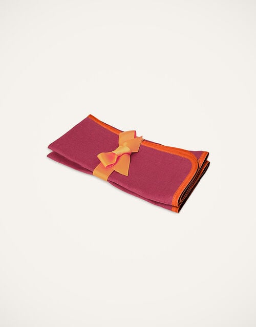 la doublej Large Napkins Set Of 2 Rainbow Raspberry in Linen