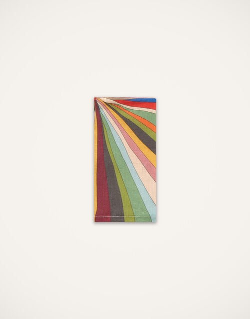 La Doublej Large Napkins Set Of 2 Rainbow Rays In Linen
