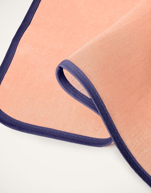 La Doublej Large Napkins Set Of 2 Rainbow Rose In Linen